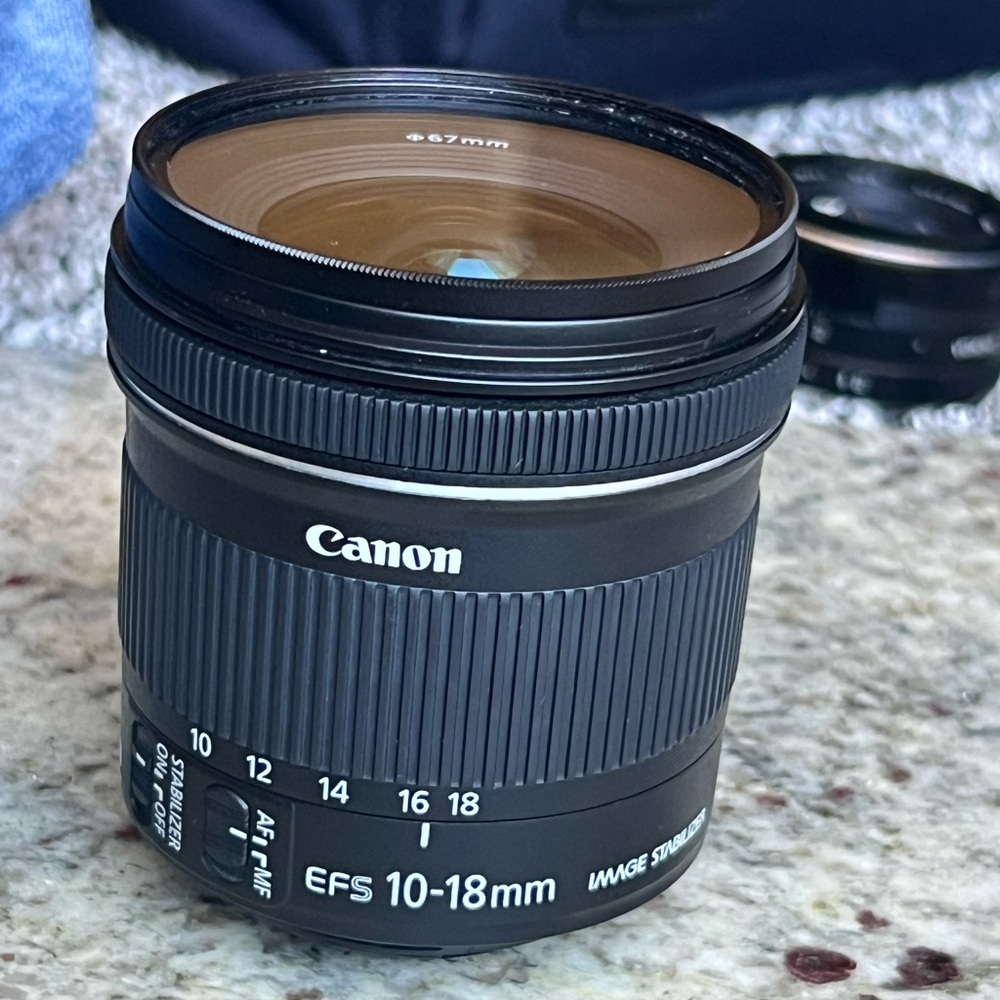 Originally $349 /Canon EF-S 10-18mm Lens - Like new